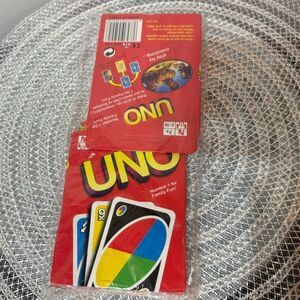 Uno Playing Cards Set of 2 packs NWT